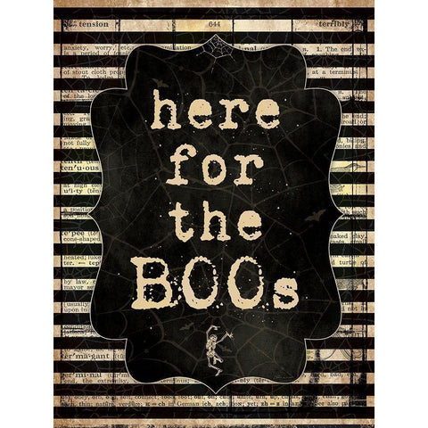 Boos Black Modern Wood Framed Art Print with Double Matting by Marrott, Stephanie