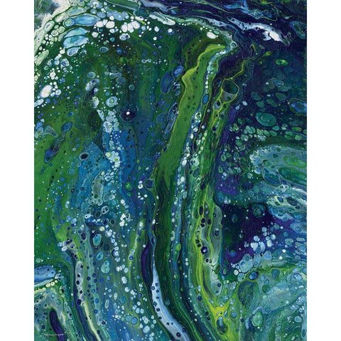 Cool Waters White Modern Wood Framed Art Print by Marrott, Stephanie