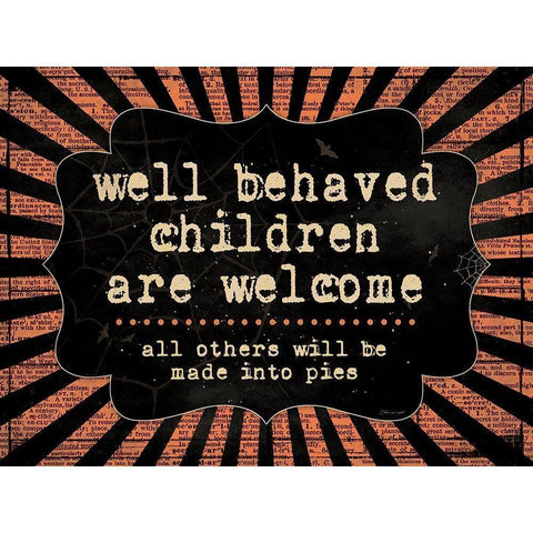 Well Behaved Black Modern Wood Framed Art Print with Double Matting by Marrott, Stephanie