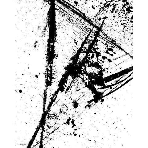 Riot In Black Gold Ornate Wood Framed Art Print with Double Matting by Marrott, Stephanie