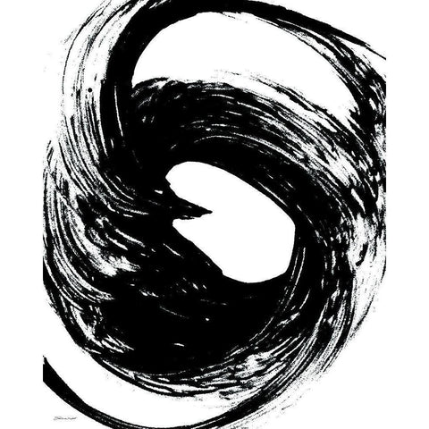 Around Black Modern Wood Framed Art Print with Double Matting by Marrott, Stephanie