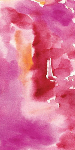 Color Wash I Black Ornate Wood Framed Art Print with Double Matting by Marrott, Stephanie