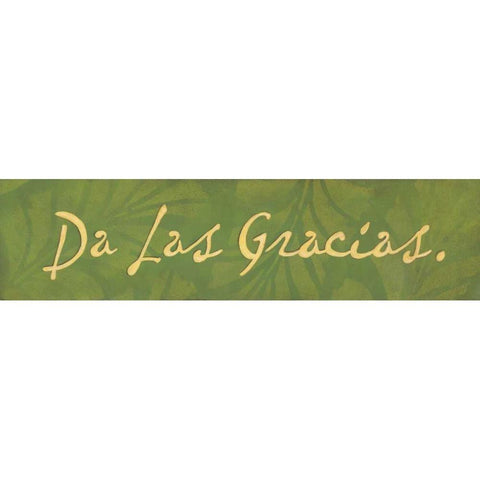 Da las Gracias Black Modern Wood Framed Art Print with Double Matting by Marrott, Stephanie