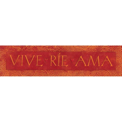 Vive Rie Ama Black Modern Wood Framed Art Print by Marrott, Stephanie