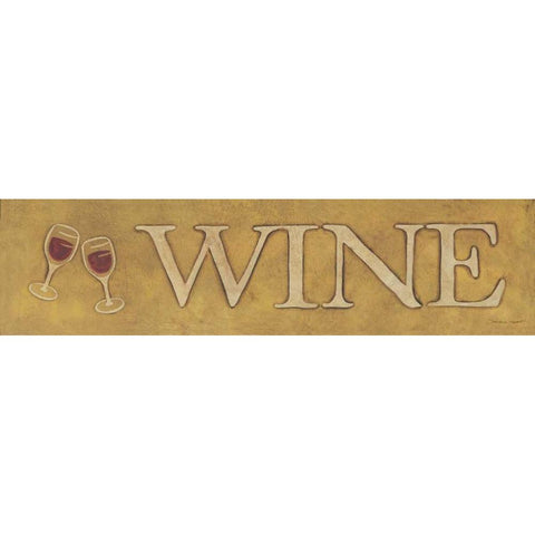 Wine Gold Ornate Wood Framed Art Print with Double Matting by Marrott, Stephanie