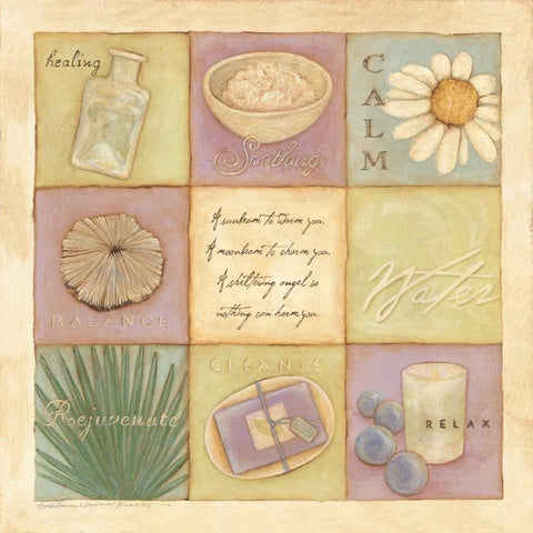 Comfort Panel II Black Modern Wood Framed Art Print with Double Matting by Marrott, Stephanie