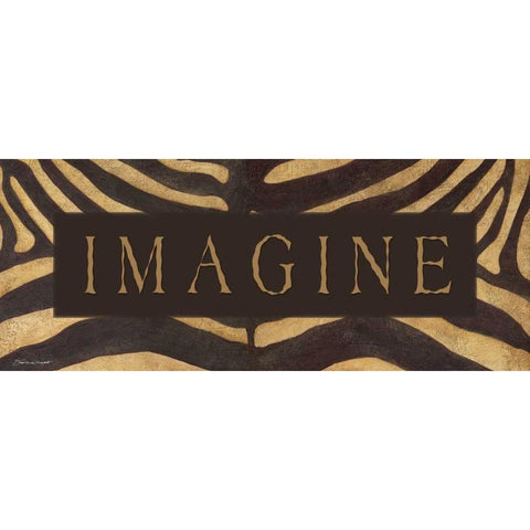 Imagine Black Modern Wood Framed Art Print with Double Matting by Marrott, Stephanie