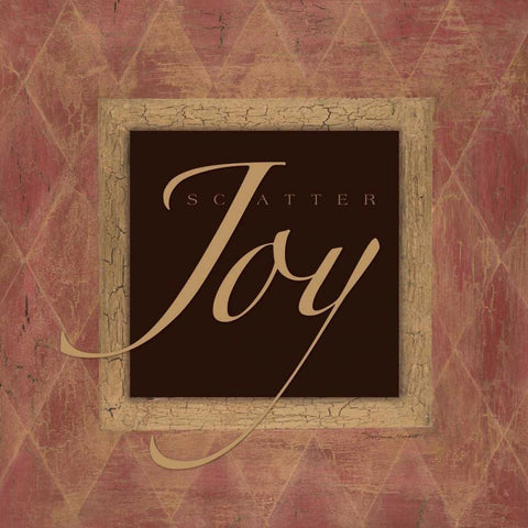 Scatter Joy Black Ornate Wood Framed Art Print with Double Matting by Marrott, Stephanie