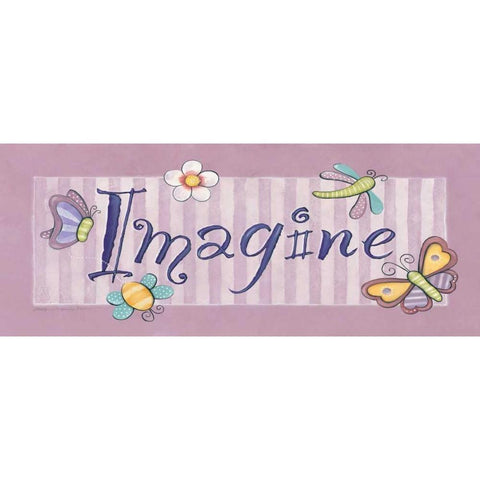 Imagine Gold Ornate Wood Framed Art Print with Double Matting by Marrott, Stephanie