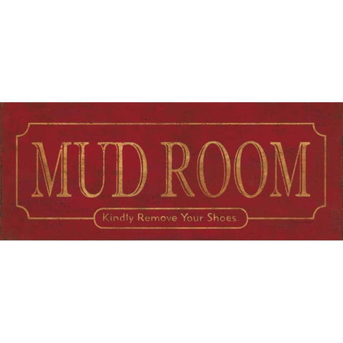 Mud Room Gold Ornate Wood Framed Art Print with Double Matting by Marrott, Stephanie