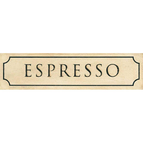 Espresso White Modern Wood Framed Art Print by Marrott, Stephanie