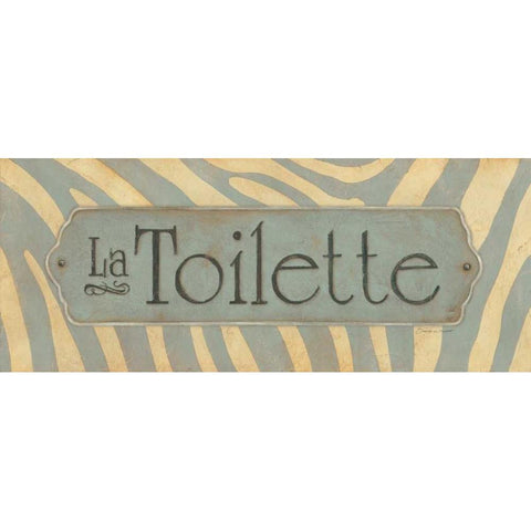 La Toilette White Modern Wood Framed Art Print by Marrott, Stephanie