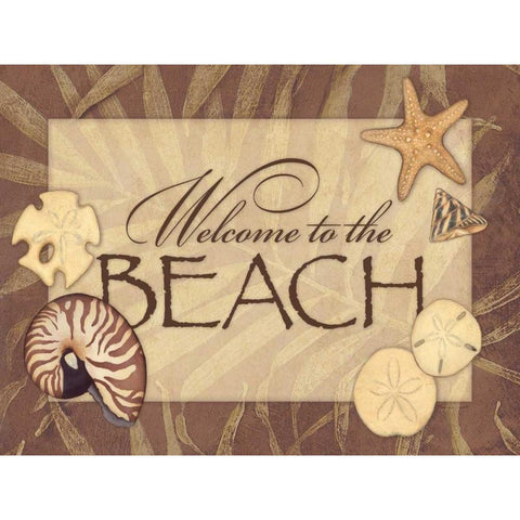 Beach White Modern Wood Framed Art Print by Marrott, Stephanie