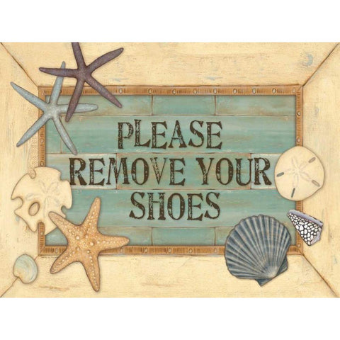 Shoes Gold Ornate Wood Framed Art Print with Double Matting by Marrott, Stephanie