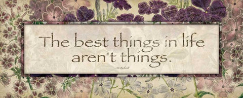 The Best Things White Modern Wood Framed Art Print with Double Matting by Marrott, Stephanie