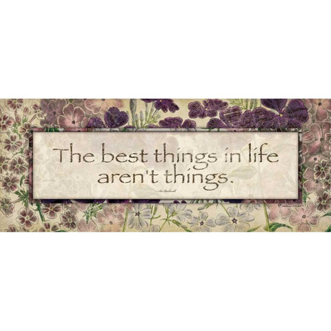 The Best Things Gold Ornate Wood Framed Art Print with Double Matting by Marrott, Stephanie