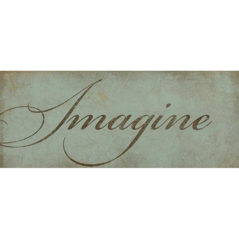 Imagine Black Modern Wood Framed Art Print with Double Matting by Marrott, Stephanie