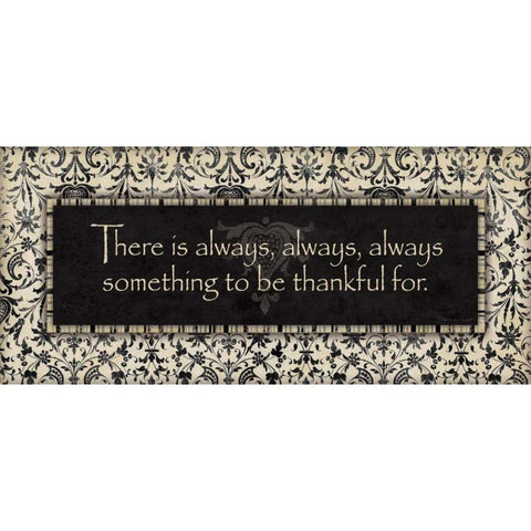 There is Always Black Modern Wood Framed Art Print with Double Matting by Marrott, Stephanie