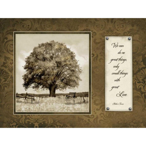 We Do Gold Ornate Wood Framed Art Print with Double Matting by Marrott, Stephanie