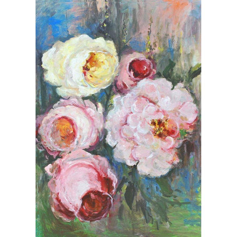 Stillife White Modern Wood Framed Art Print by Stevens, Allayn