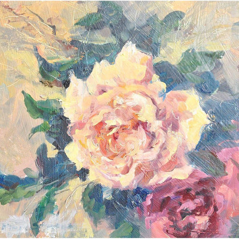 Still Life #1 White Modern Wood Framed Art Print by Stevens, Allayn