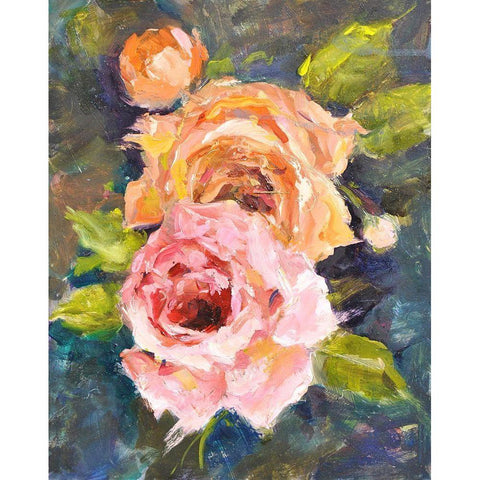 Still Life #2 Black Modern Wood Framed Art Print with Double Matting by Stevens, Allayn