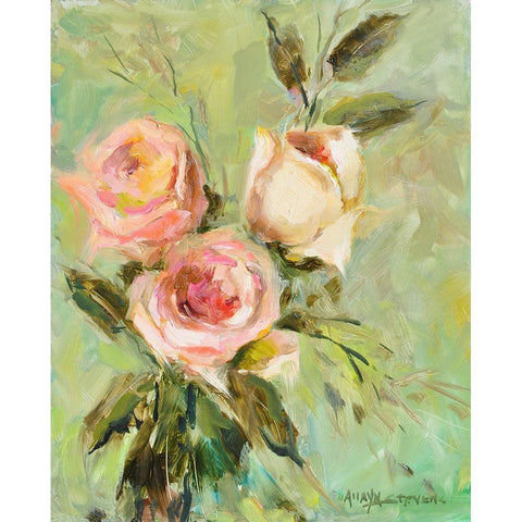 Still Life #9 Black Modern Wood Framed Art Print by Stevens, Allayn