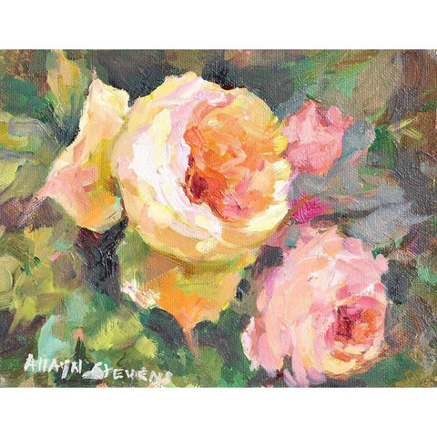 Still Life #10 Black Modern Wood Framed Art Print by Stevens, Allayn