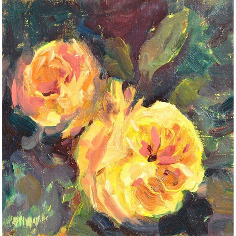 Still Life #12 Black Modern Wood Framed Art Print by Stevens, Allayn