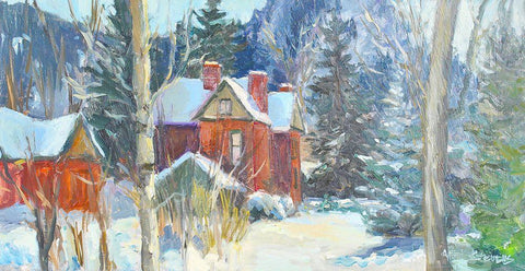 Thanksgiving Morn Black Ornate Wood Framed Art Print with Double Matting by Stevens, Allayn