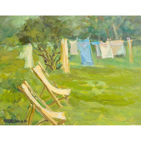 French Laundry Black Modern Wood Framed Art Print by Stevens, Allayn