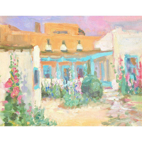 Desert Villa Black Modern Wood Framed Art Print with Double Matting by Stevens, Allayn