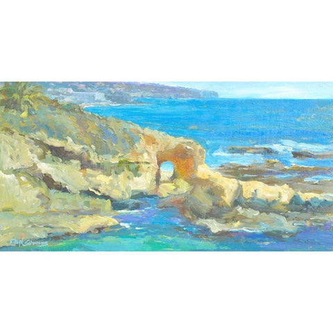 Gateway White Modern Wood Framed Art Print by Stevens, Allayn