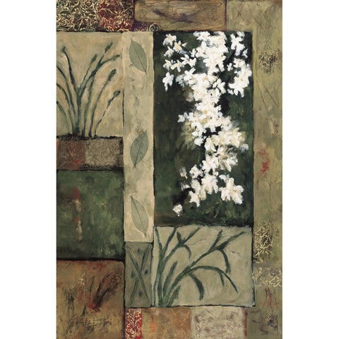 Natures Bounty 2 White Modern Wood Framed Art Print by Bagnato, Judi