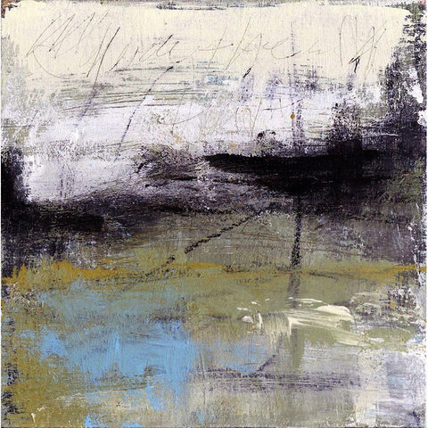 Lost and Found Black Modern Wood Framed Art Print with Double Matting by Bagnato, Judi