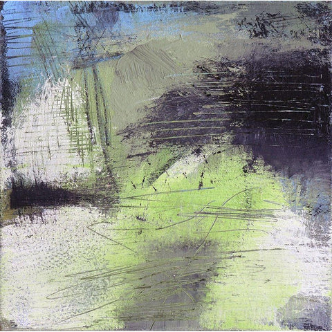 Emergence White Modern Wood Framed Art Print by Bagnato, Judi