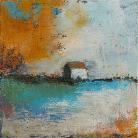 Hidden Place Black Modern Wood Framed Art Print with Double Matting by Bagnato, Judi
