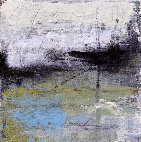 Beyond The Storm 2 White Modern Wood Framed Art Print with Double Matting by Bagnato, Judi