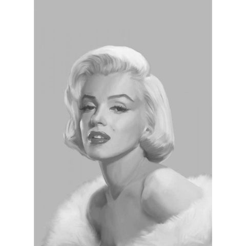 Classic Beauty II Black Modern Wood Framed Art Print with Double Matting by Consani, Chris