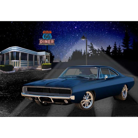 66 Muscle White Modern Wood Framed Art Print by Flint, Helen