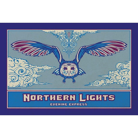 NoRThen White Modern Wood Framed Art Print by Has