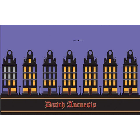 Dutch Amnesia Gold Ornate Wood Framed Art Print with Double Matting by Has