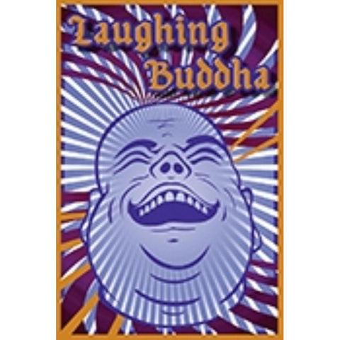 Laughing Black Modern Wood Framed Art Print by Has