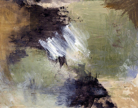 Faith White Modern Wood Framed Art Print with Double Matting by Bagnato, Judi