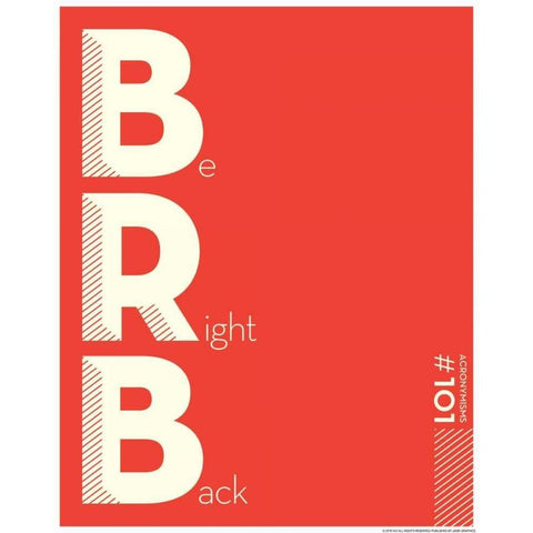 Brb White Modern Wood Framed Art Print by Brando, JJ