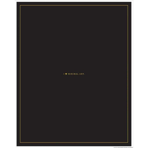 Minimal Art Gold Ornate Wood Framed Art Print with Double Matting by Brando, JJ