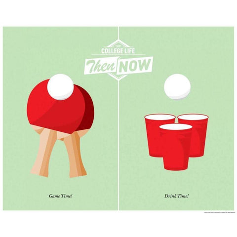 Pong Gold Ornate Wood Framed Art Print with Double Matting by Brando, JJ