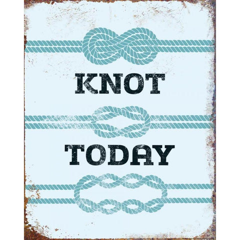 Knot Today Black Modern Wood Framed Art Print with Double Matting by Brando, JJ