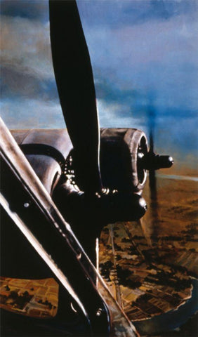 Prop Up Black Ornate Wood Framed Art Print with Double Matting by Gipe, L.