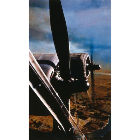 Prop Up Black Modern Wood Framed Art Print with Double Matting by Gipe, L.